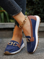Load image into Gallery viewer, Aria - Flat Buckle Loafers
