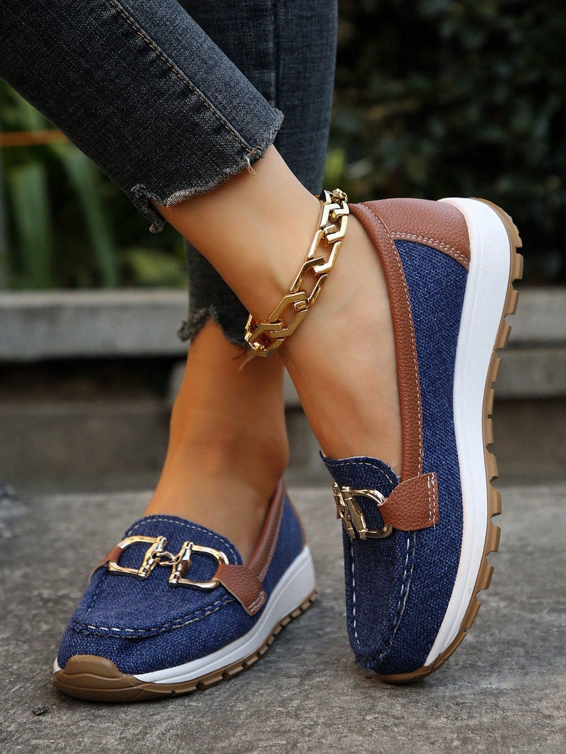 Aria - Flat Buckle Loafers