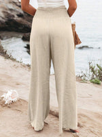 Load image into Gallery viewer, Women's Wide Leg Linen Pants

