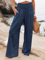 Load image into Gallery viewer, Women's Wide Leg Linen Pants
