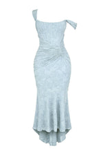 Load image into Gallery viewer, Women's Corset Dress for Formal Wedding Guest Style with Ruched Mermaid Hem
