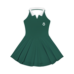 Load image into Gallery viewer, Lucia Collared Halter A-Line Tennis One Piece Dress
