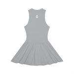 Load image into Gallery viewer, Selena Ruched Sleeveless Full-Zip Dress
