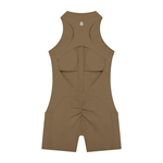 Load image into Gallery viewer, Minerva Quarter-Zip Yoga Romper - Dark Colors
