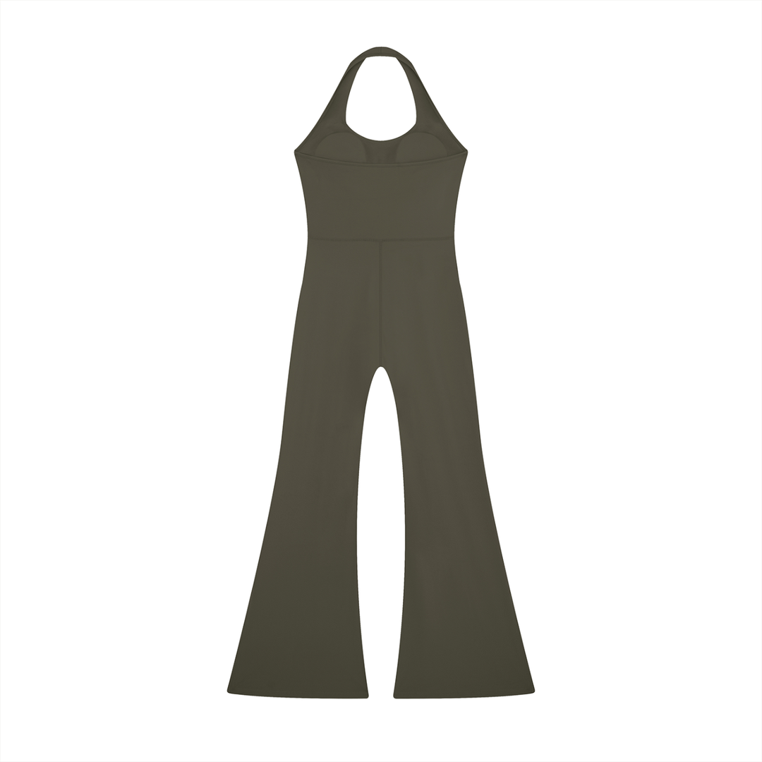 Valeria Halter Flared Jumpsuit