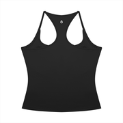 Servilia Crop Yoga Tank Top - in Black