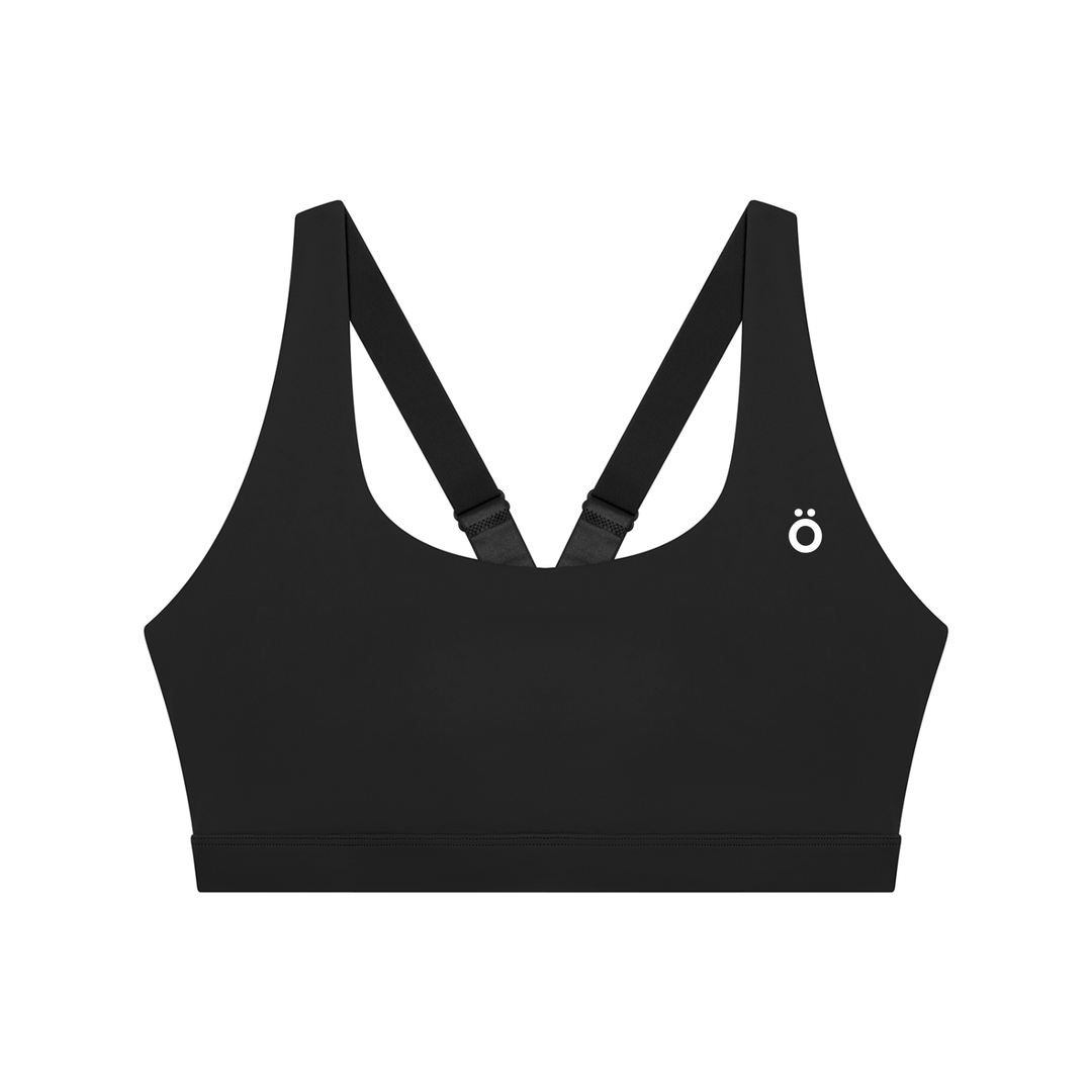 Beatrix Yoga Sports Bra - Black & Navy Blue