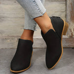 Load image into Gallery viewer, Women's Low Heel Slip-On Boots
