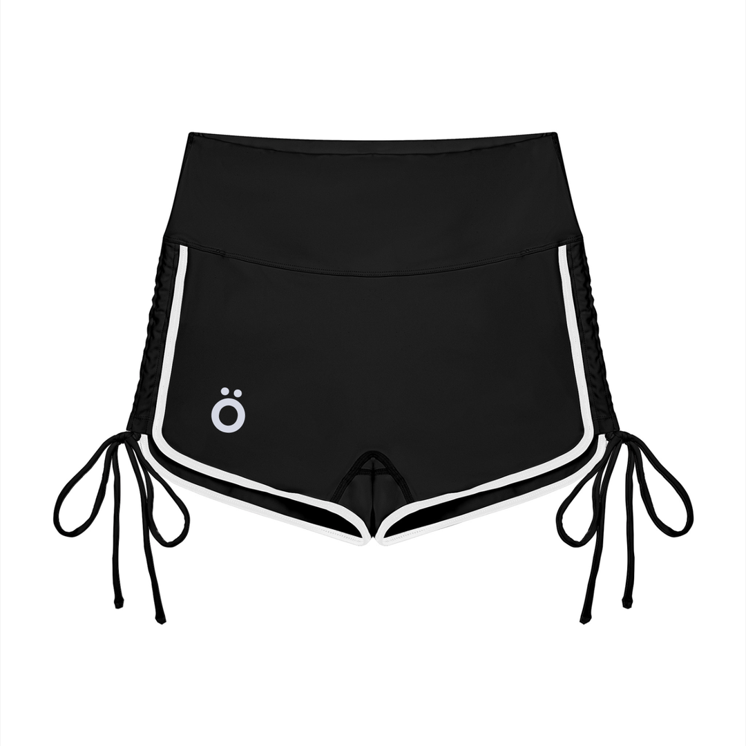 Delia Block High Waisted Yoga Shorts