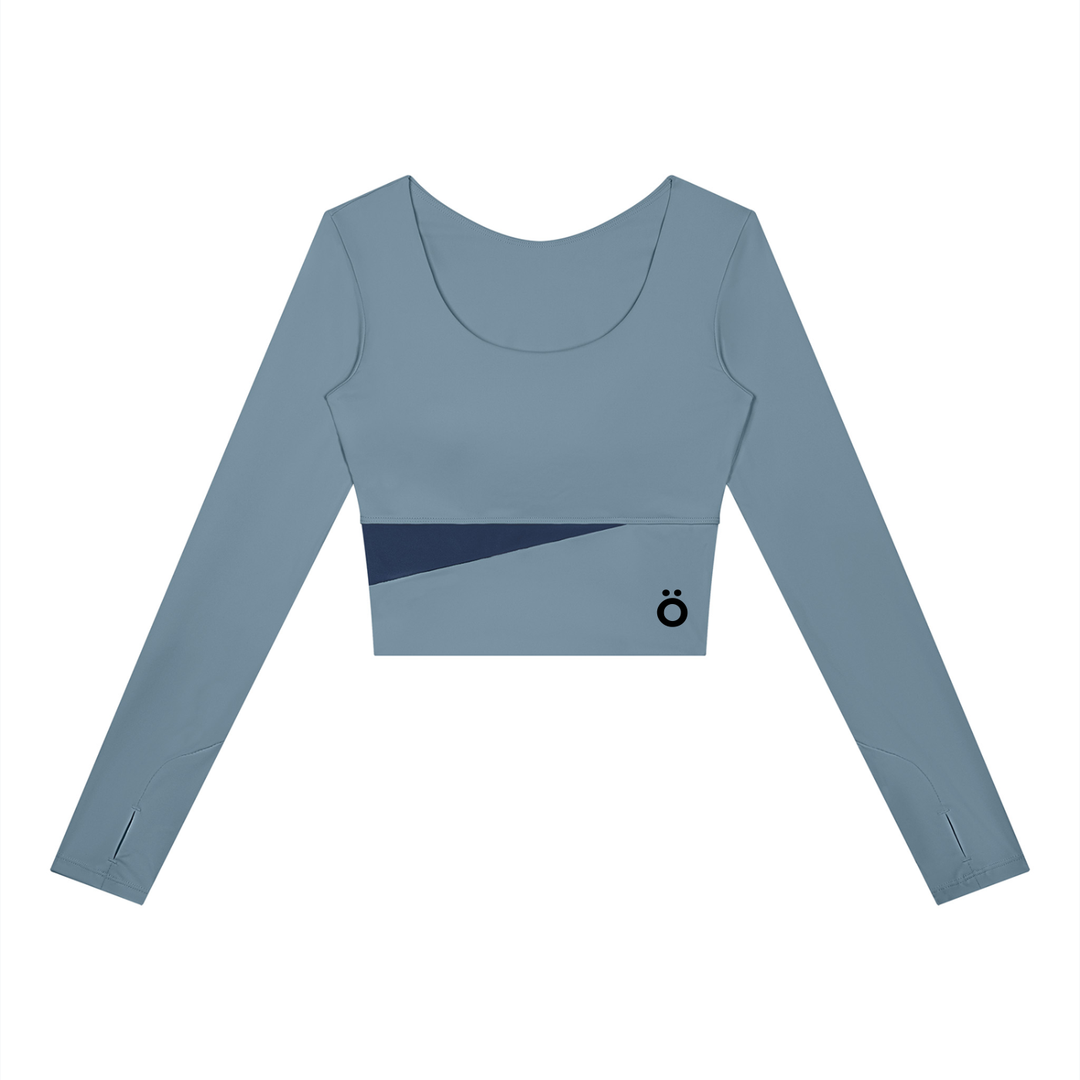 Celestia Panelled Long Sleeve Yoga T-Shirt
