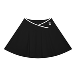 Load image into Gallery viewer, Pomona Block A-Line Skirt - In Black
