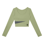Load image into Gallery viewer, Celestia Panelled Long Sleeve Yoga T-Shirt
