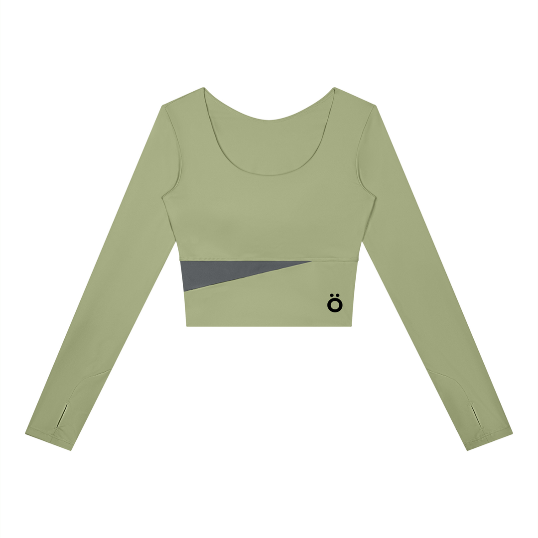 Celestia Panelled Long Sleeve Yoga T-Shirt