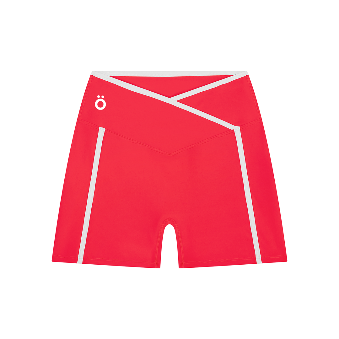 Antonia High Rise Block Yoga Shorts
