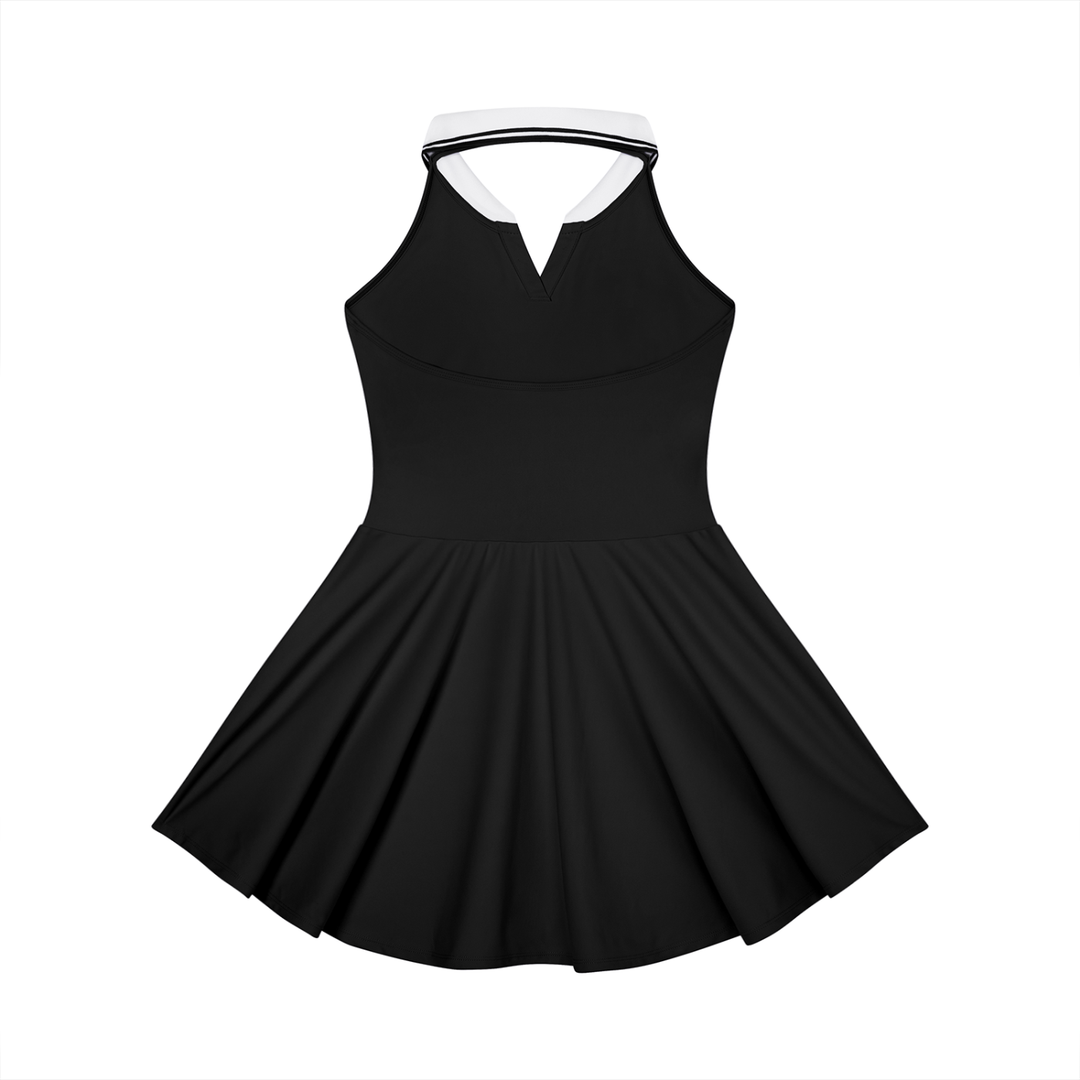 Lucia Collared Halter A-Line Tennis One Piece Dress