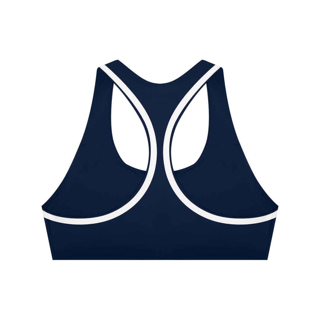 Gaia Striped Halter Yoga Sports Bra