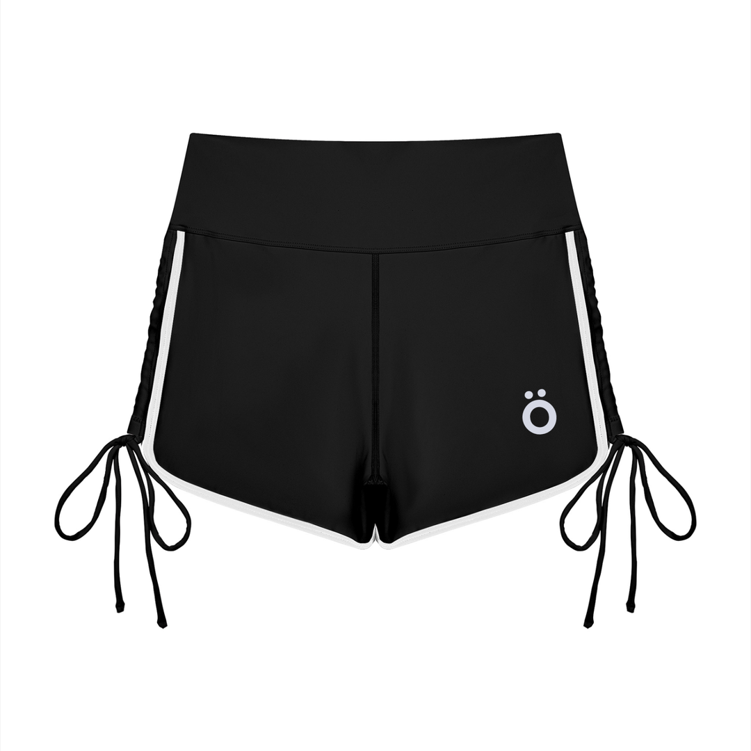 Delia Block High Waisted Yoga Shorts