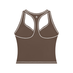 Load image into Gallery viewer, Hortensia Topstitching Yoga Tank Top
