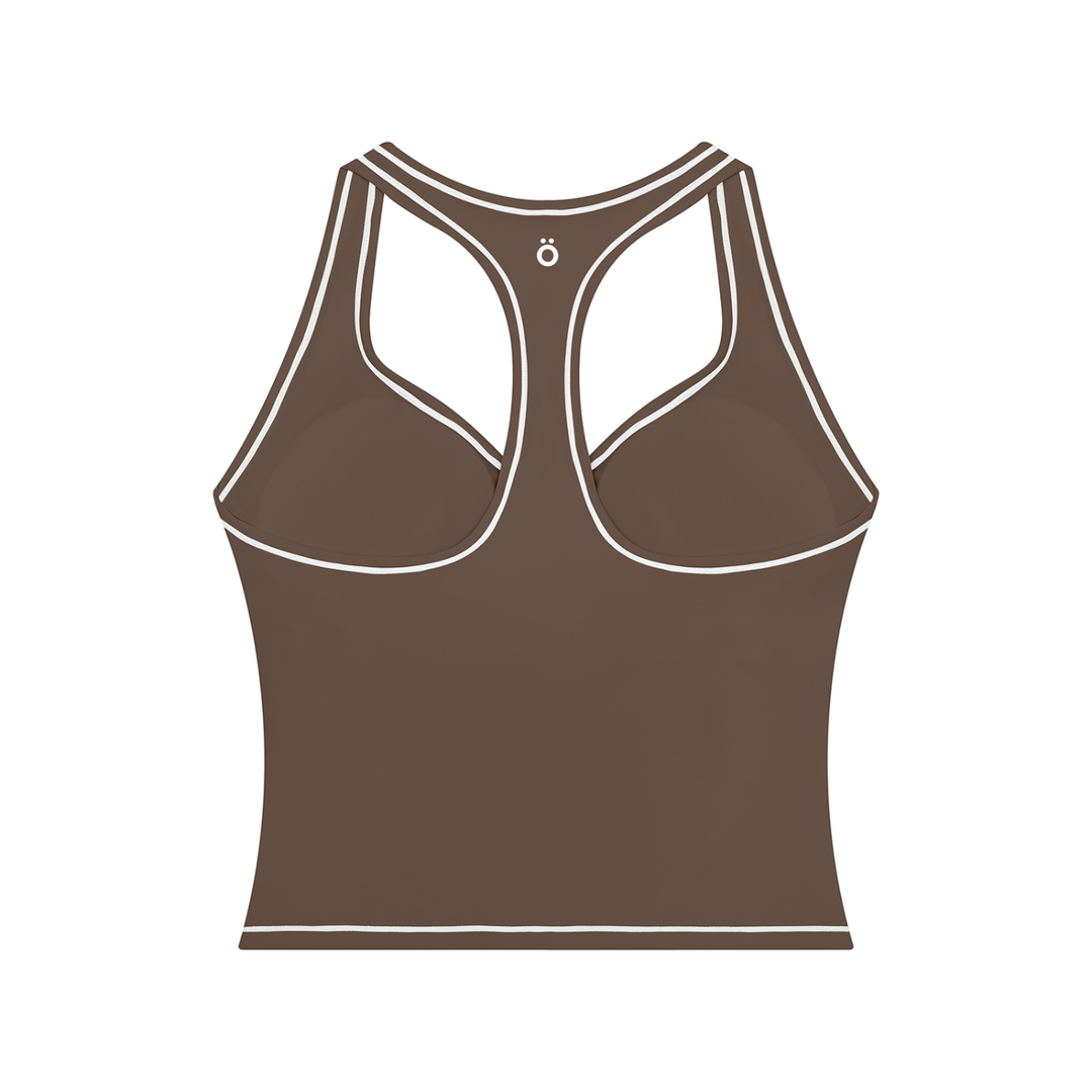 Hortensia Topstitching Yoga Tank Top