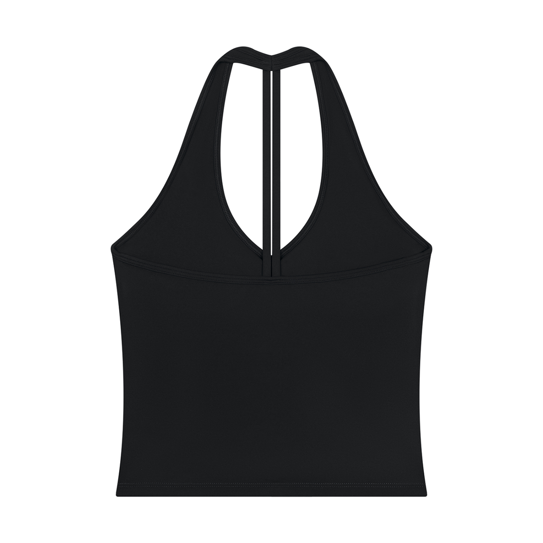 Stella Halter V-Neck Yoga Tank Top