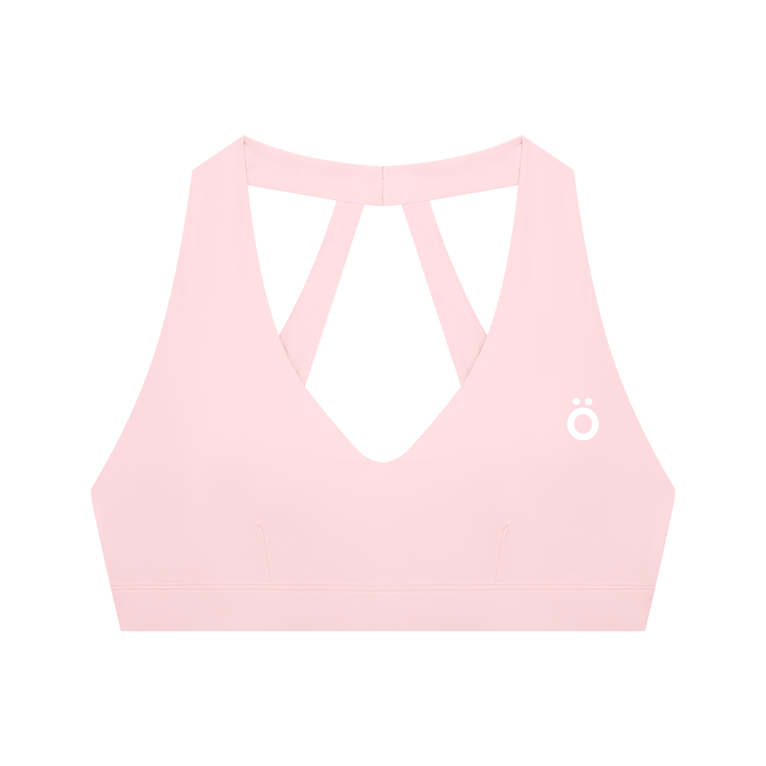 Flora Halter Cropped Sports Bra