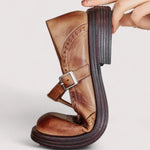 Load image into Gallery viewer, Women's Mary Jane Shoes Buckle Strap Round Toe Chunky Sole
