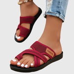 Load image into Gallery viewer, Women's Sandals Mesh Strap Platform Slip On Style
