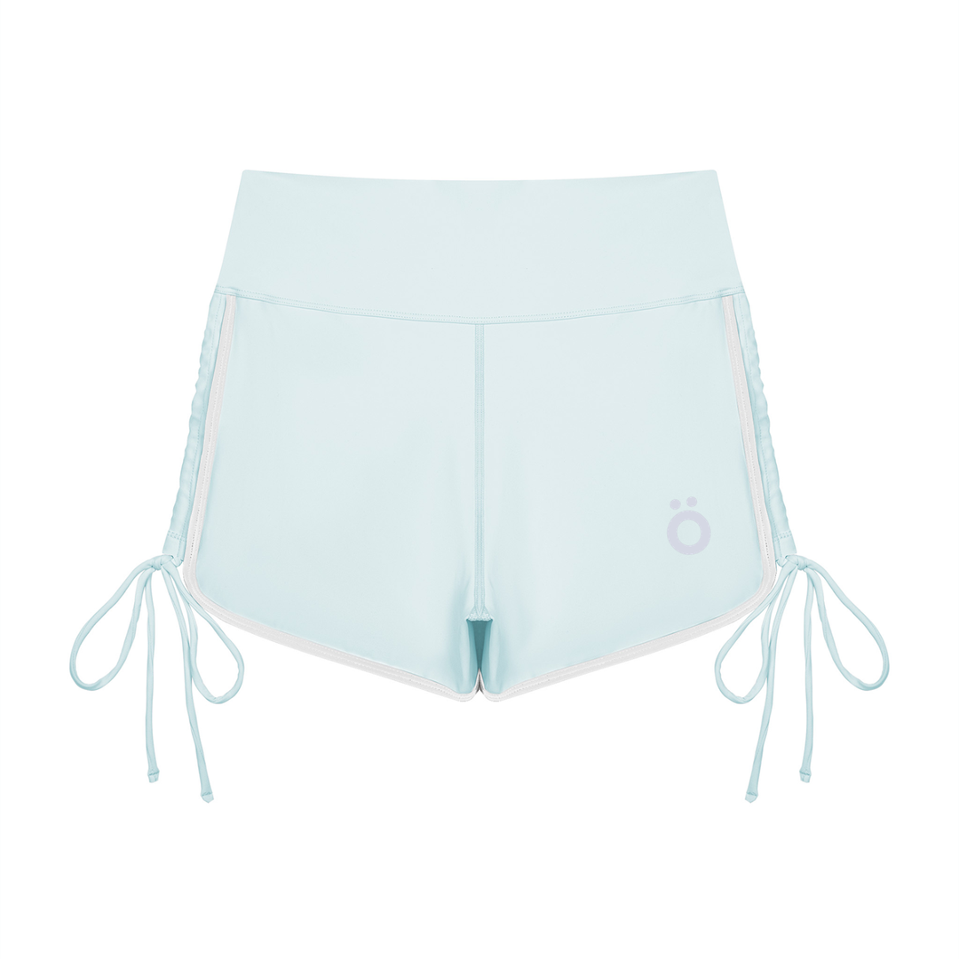 Delia Block High Waisted Yoga Shorts