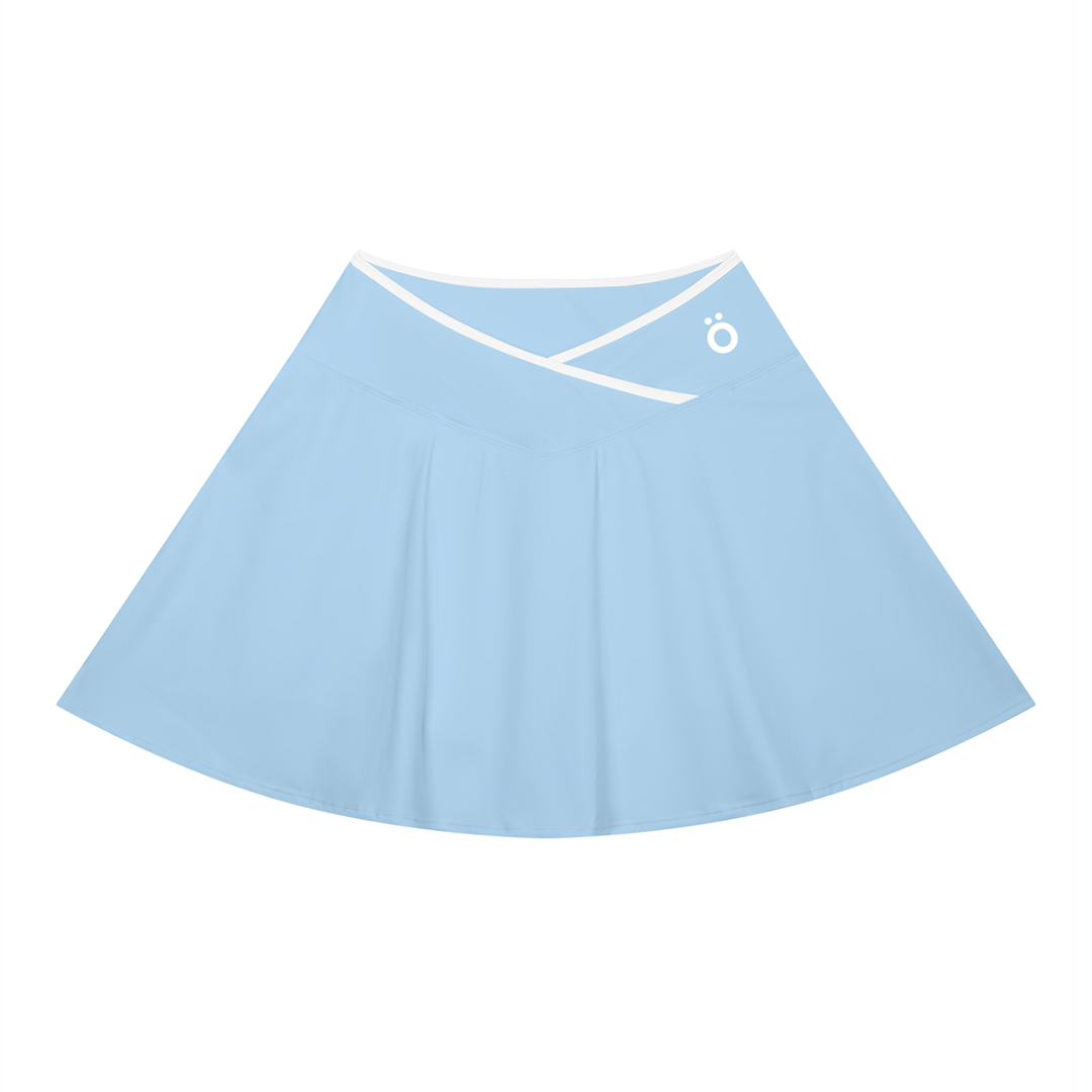 Pomona Block A-Line Skirt - Yellow & Sky Blue