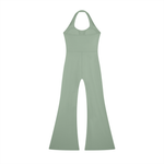 Load image into Gallery viewer, Valeria Halter Flared Jumpsuit
