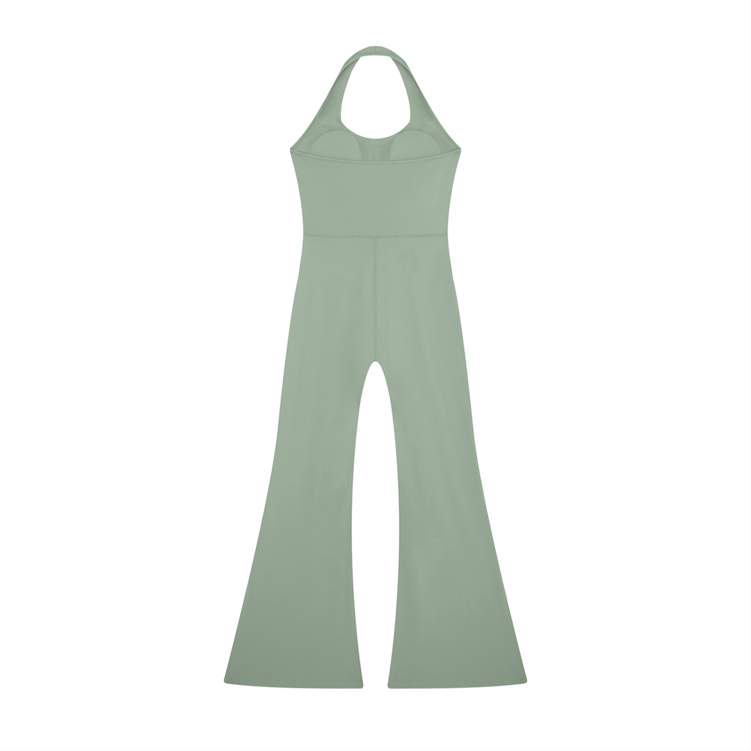 Valeria Halter Flared Jumpsuit