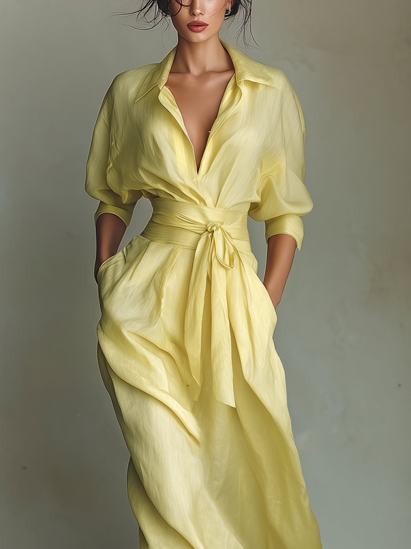 Women's Shirt Dress Casual Maxi Long Style