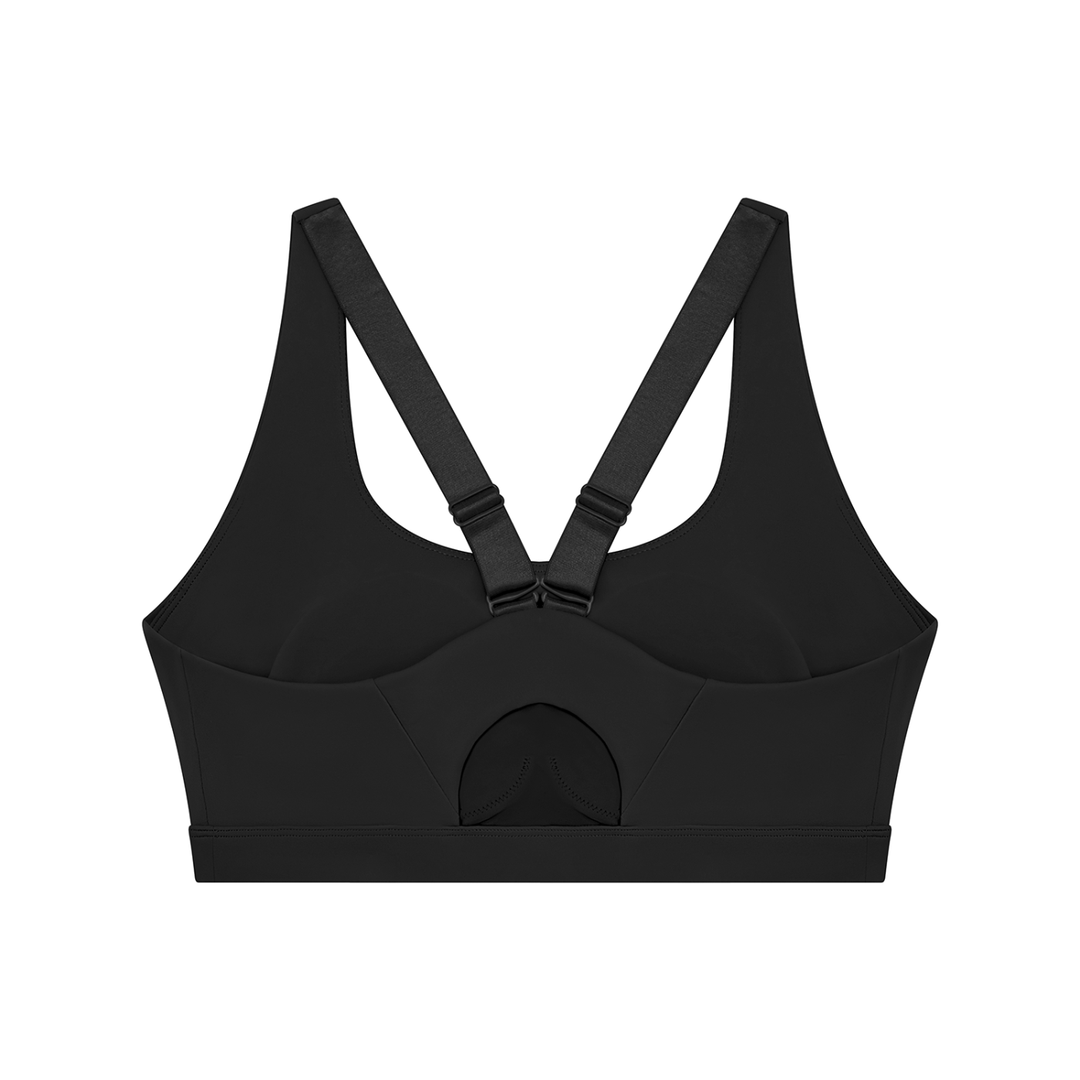 Beatrix Yoga Sports Bra - Black & Navy Blue