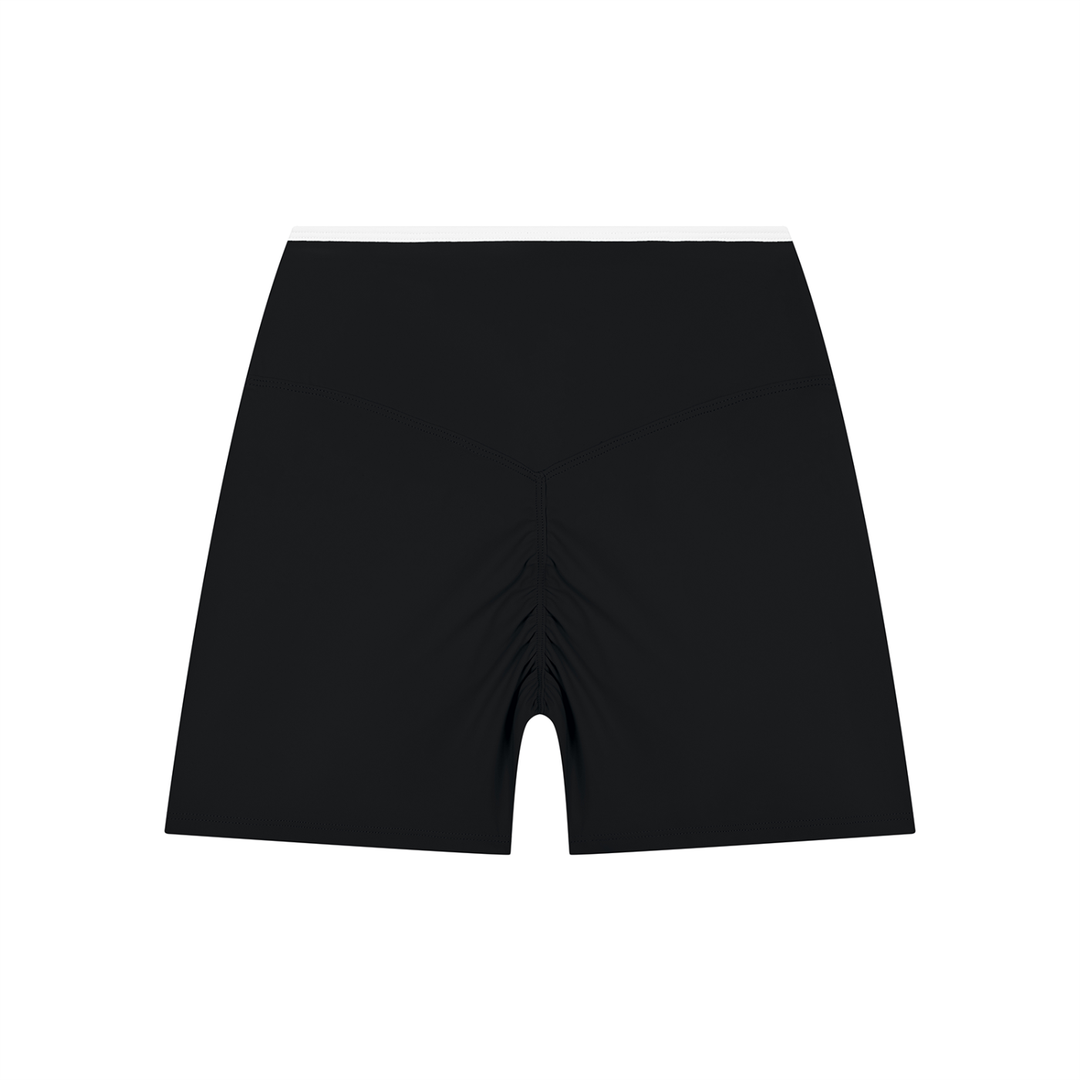 Antonia High Rise Block Yoga Shorts