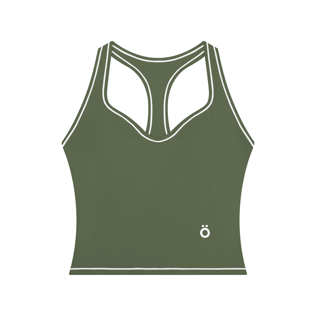 Hortensia Topstitching Yoga Tank Top