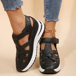 Load image into Gallery viewer, Women's Platform Sandals Cutout Strap Sporty Open Toe Style
