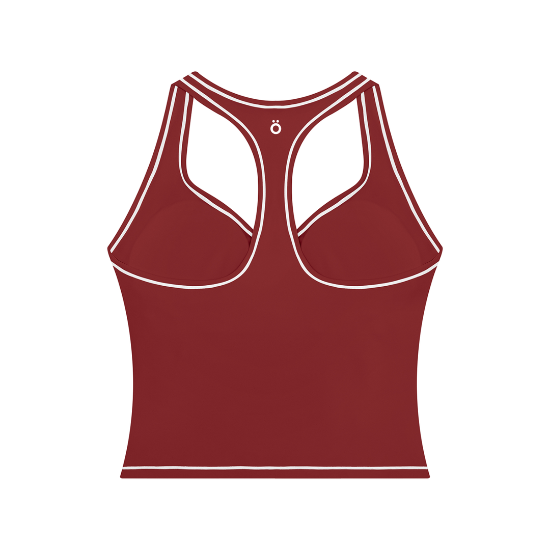 Hortensia Topstitching Yoga Tank Top