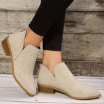 Load image into Gallery viewer, Women's Low Heel Slip-On Boots

