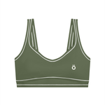 Load image into Gallery viewer, Servilia Topstitching Yoga Sports Bra
