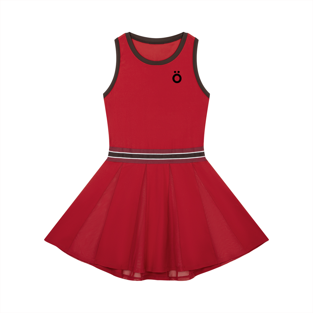 Serena Block A-Line Sleeveless Dress