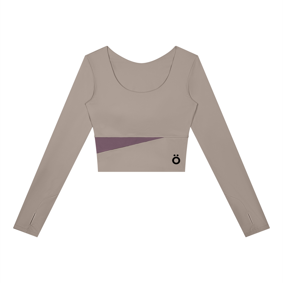 Celestia Panelled Long Sleeve Yoga T-Shirt