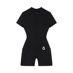 Load image into Gallery viewer, Maxima Quarter-Zip Short Sleeve Romper
