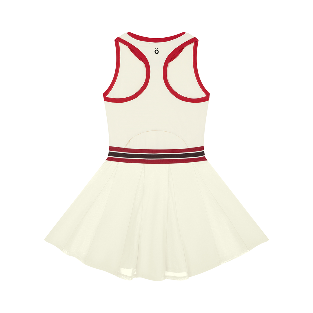 Serena Block A-Line Sleeveless Dress