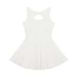 Load image into Gallery viewer, Rosalia Open-Back Tennis Dress - White &amp; Pink
