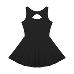 Load image into Gallery viewer, Rosalia Open-Back Tennis Dress - Black &amp; Yellow

