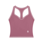 Load image into Gallery viewer, Hortensia Topstitching Yoga Tank Top
