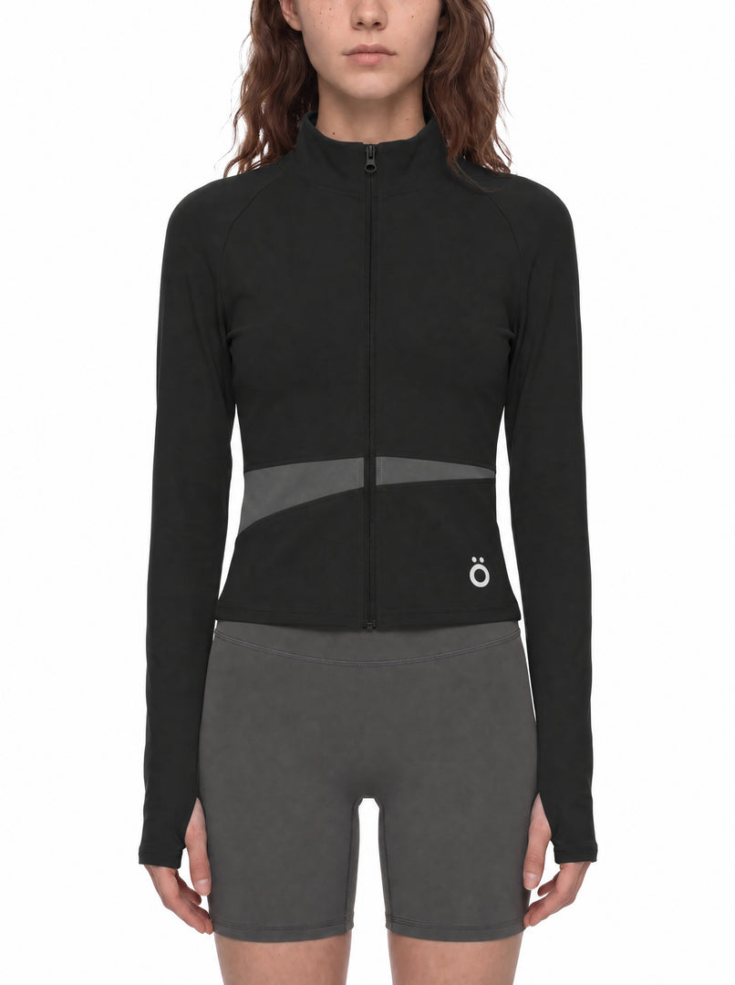 Cassia Slit Panel Yoga Jacket