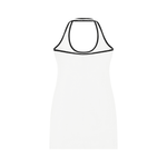 Load image into Gallery viewer, Aurelia Binding Tight Halter Dress - In White
