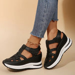 Load image into Gallery viewer, Women's Platform Sandals Cutout Strap Sporty Open Toe Style
