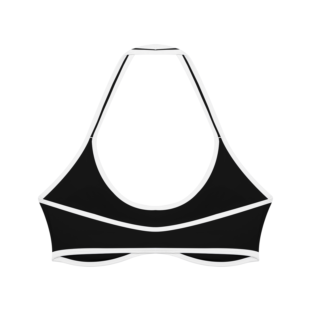 Diana Halter Color Block Yoga Sports Bra